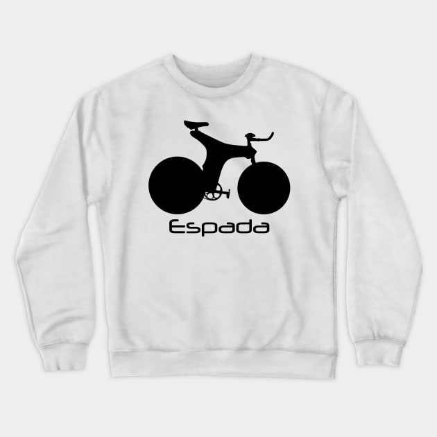 Pinarello Espada Bicycle Crewneck Sweatshirt by nutandboltdesign